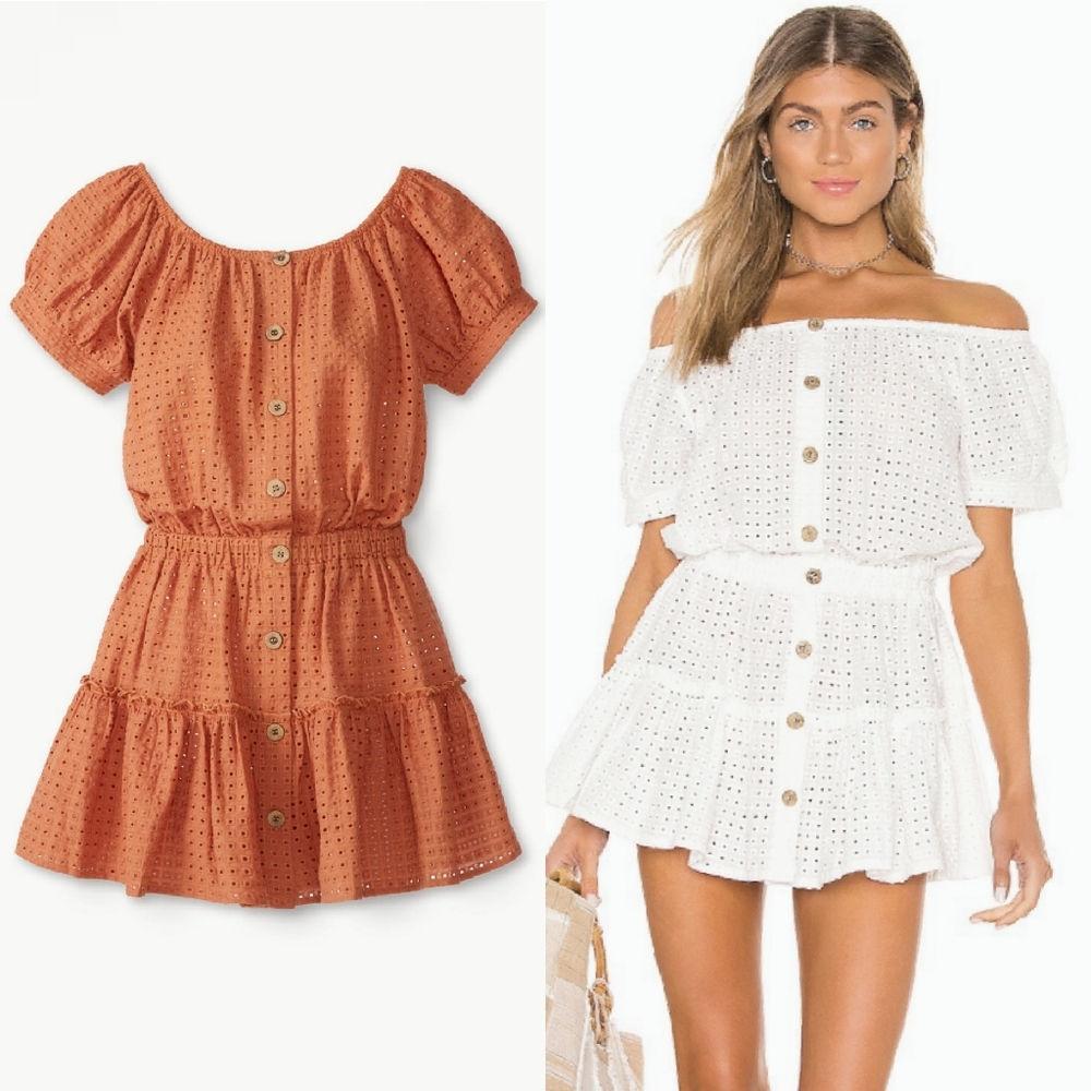 Eberjey Portola Elsie Dress Pecan M